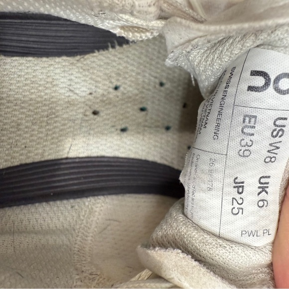 On Running Womens Size 8 Sneakers Cloudnova Form White Athletic Shoes - Picture 10 of 11